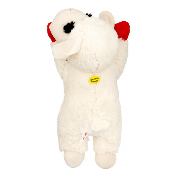Multipet Lamb Chop Plush Dog Toy, Squeak, 24" | Walmart (US)