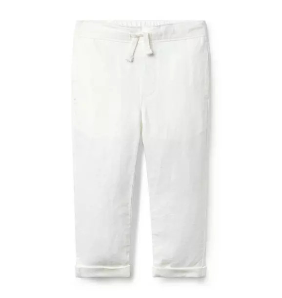 Linen-Cotton Cuffed Pant | Janie and Jack