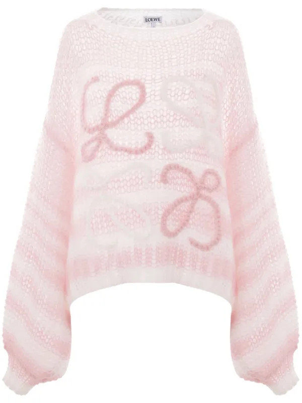 LOEWE Anagram-appliqué Jumper - Farfetch | Farfetch Global