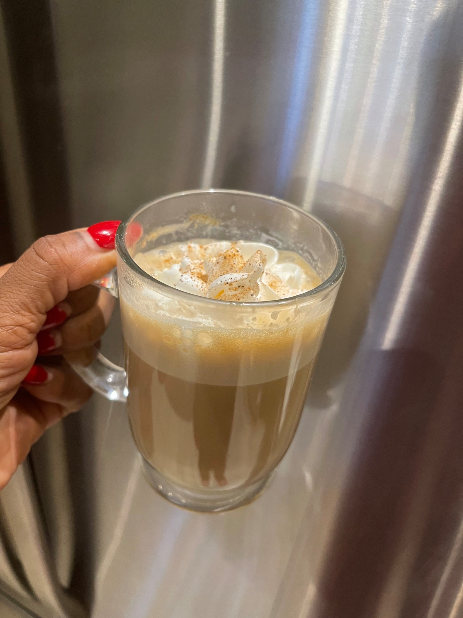 Morning coffee with collagen, almond milk and a dash of cinnamon. 

#LTKfoodie #LTKmorningroutine #LTKHome