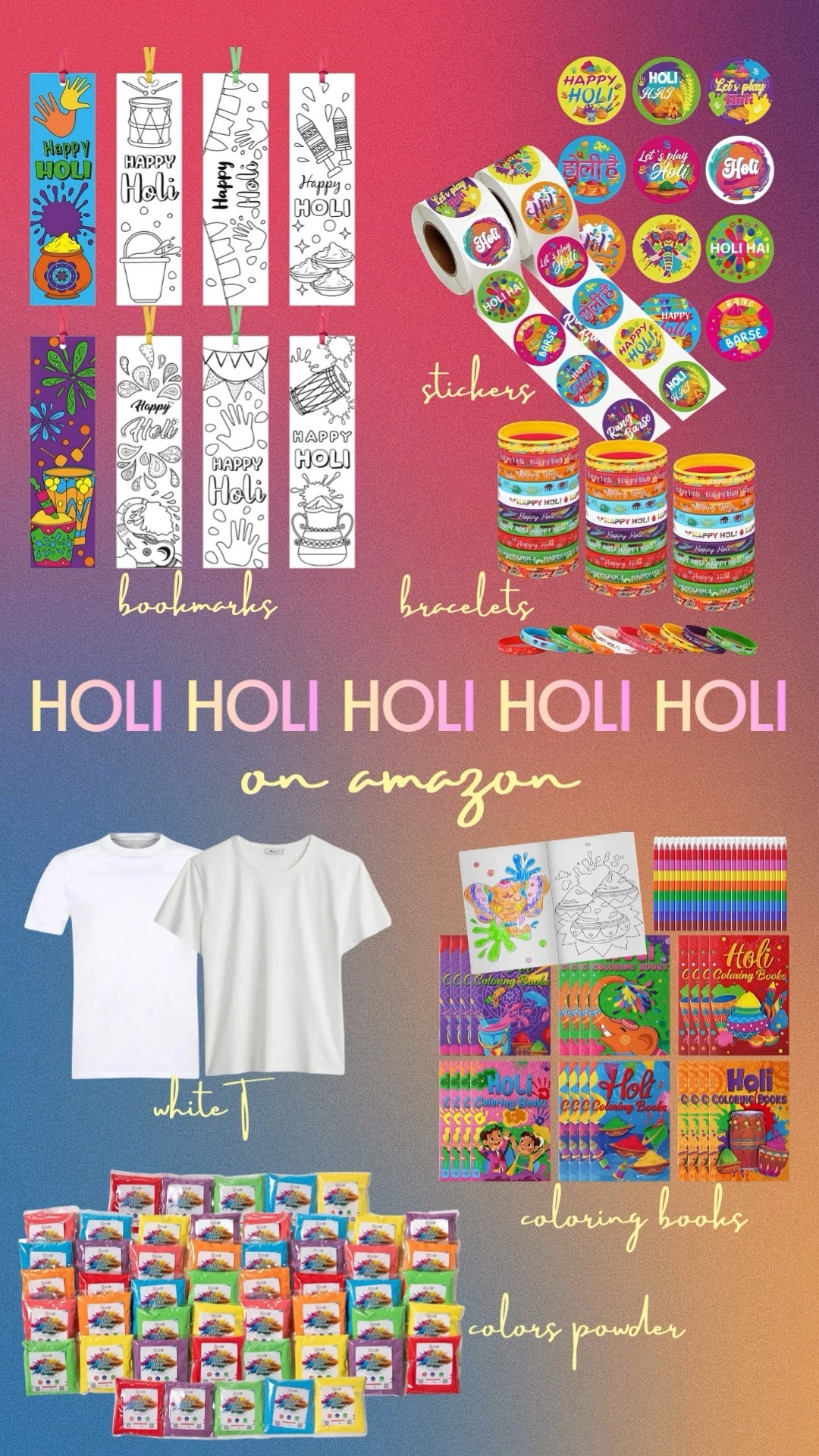 Holi needs from Amazon! 

#LTKSeasonal #LTKOver40 #LTKspringtrends