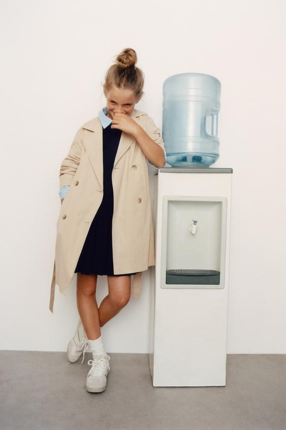 BASIC LONG TRENCH COAT | Zara US