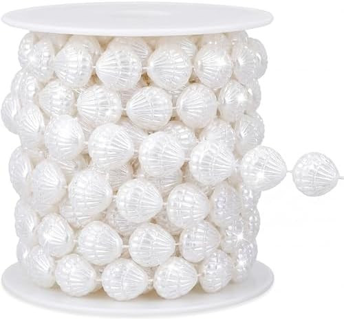 Seashell Garland 9.8 Yard Artificial Shell Bead String for DIY Wedding Beach Party Phone Bag Home... | Amazon (US)