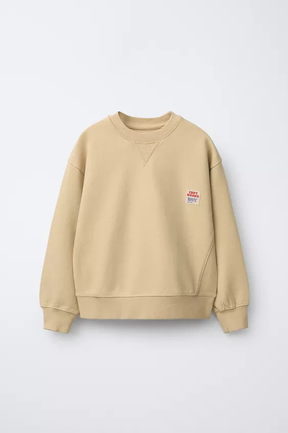 GARMENT DYE LABEL SWEATSHIRT | Zara UK