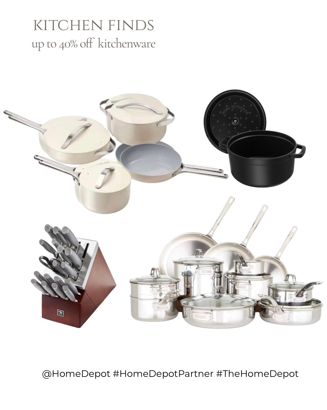 A few kitchen finds I’m loving right now 🤍 Whether you’re getting your home ready for Fall or simply refreshing your everyday spaces, these are some pieces I own and love. 
 
The Home Depot is having their Fall event, with up to 40% off select furniture, rugs & kitchenware online at homedepot.com through 9/16. Also, an extra 10% with LABORDAY10 from 9/10-9/16!
@HomeDepot #HomeDepotPartner #TheHomeDepot

#LTKSaleAlert #LTKHome #LTKSeasonal