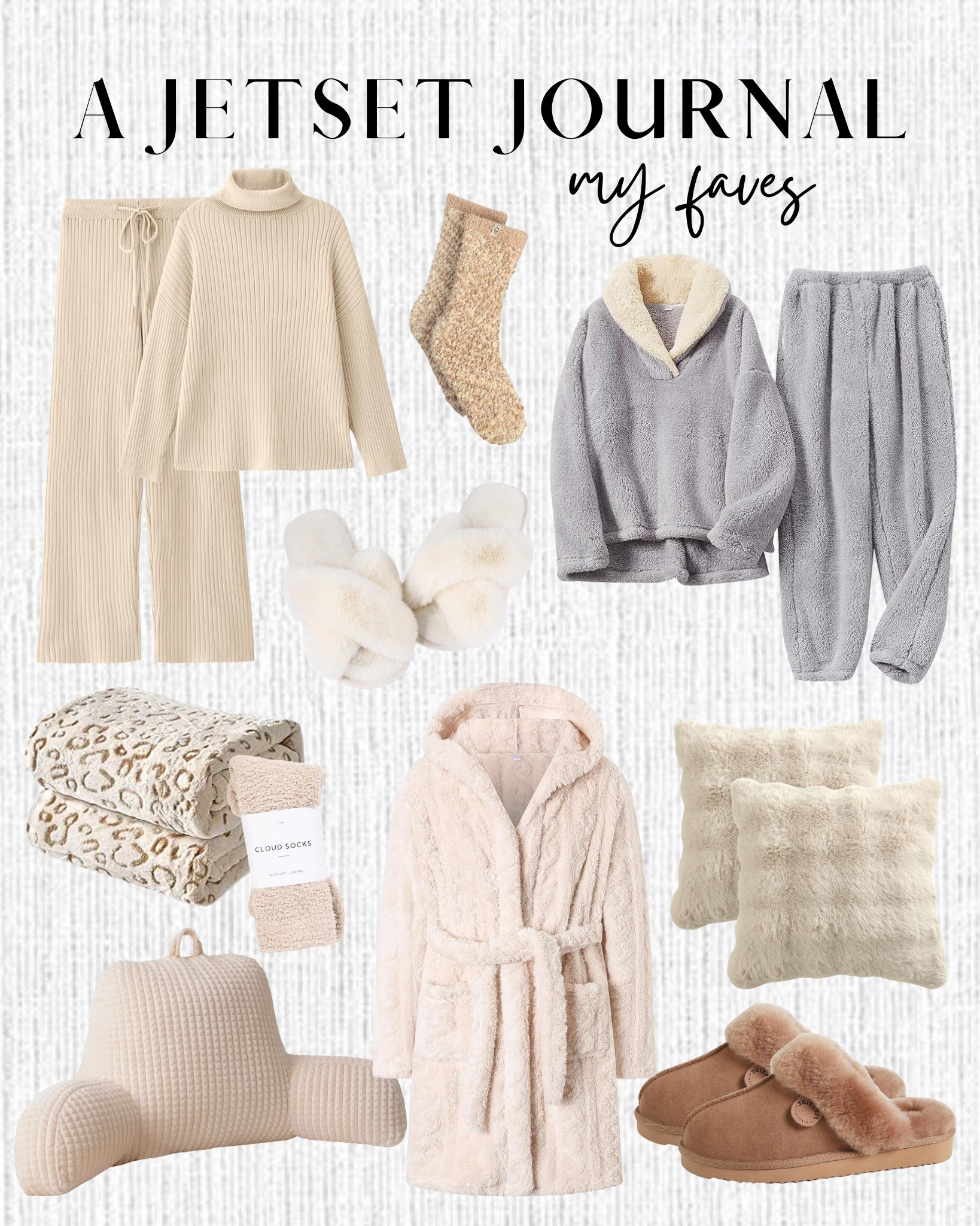 Feel cozy and warm in these soft neutral colors!
fuzzy slippers, loungewear, matching sets, fall style, amazon fashion, favorite finds, soft pillows, home finds

#LTKU #LTKStyleTip #LTKSeasonal