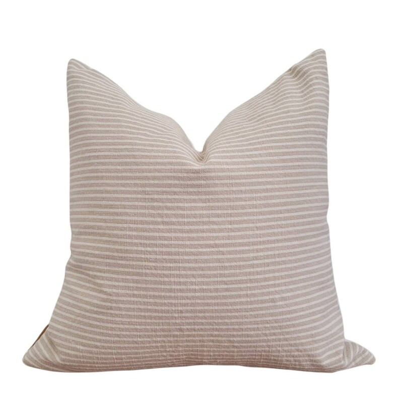 TANNER || Woven Cotton pillow cover | Etsy (US)