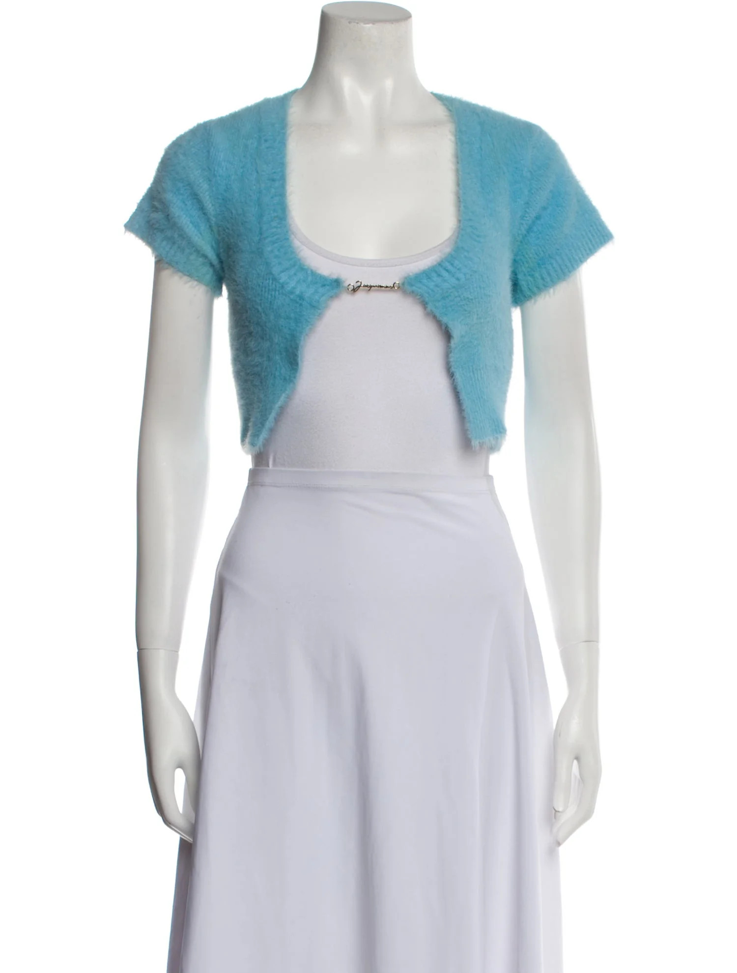 Scoop Neck Short Sleeve Crop Top | The RealReal