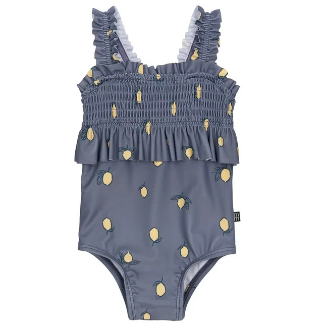 Modern Moments by Gerber Baby Girl Bubble Swimsuit, Sizes 0/3M - 12M | Walmart (US)