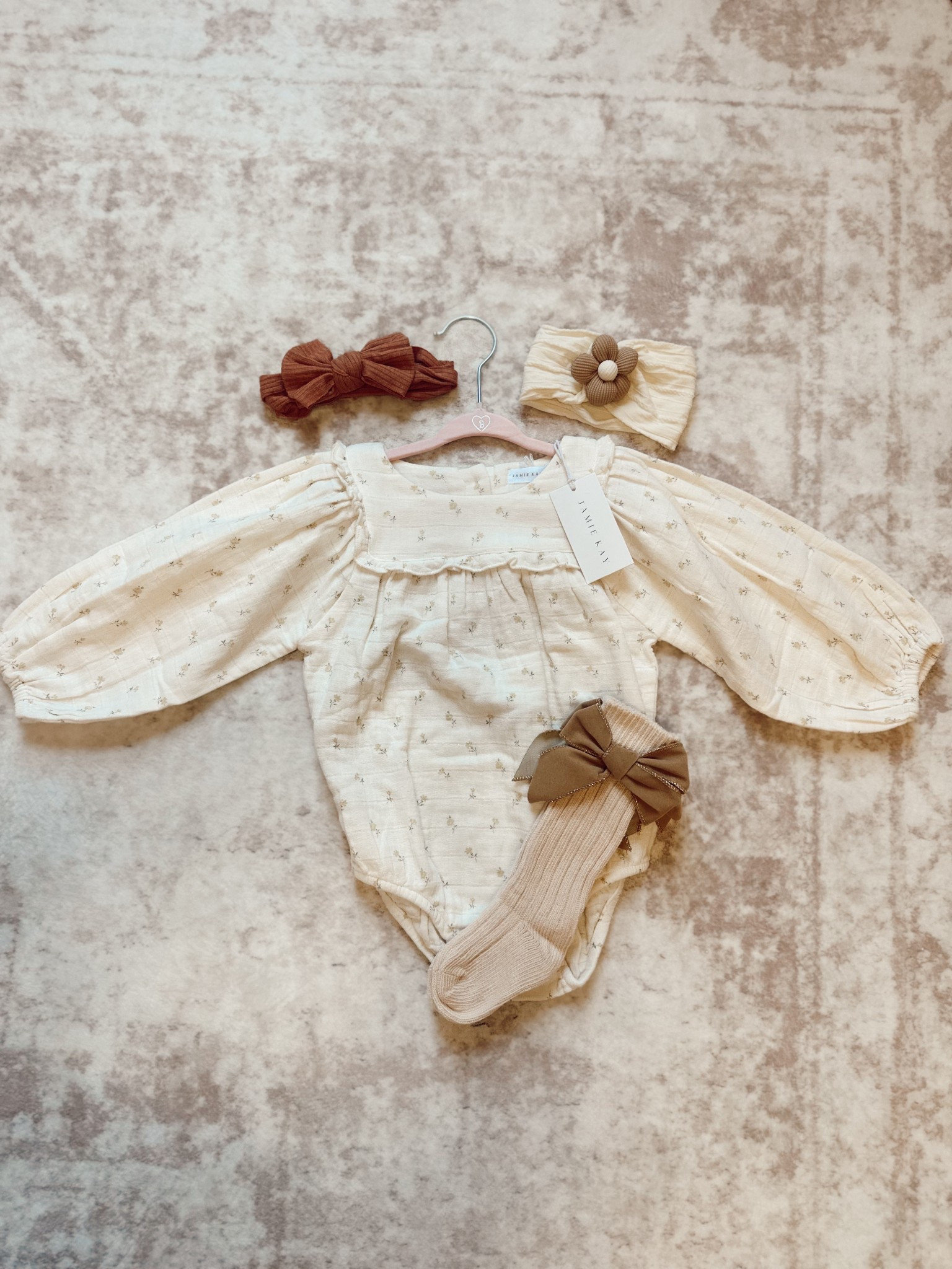 cutest little romper from Jamie Kay! ✨🩰
I have this in 3 colors for baby girl sizes 6 months to a year! 

#LTKU #LTKBaby #LTKKids