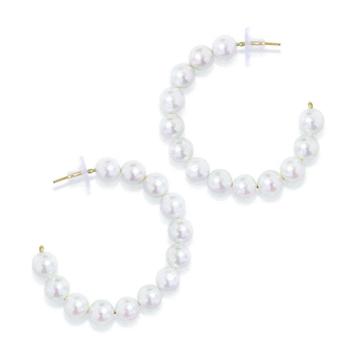 Pearl Hoops | Susan Shaw