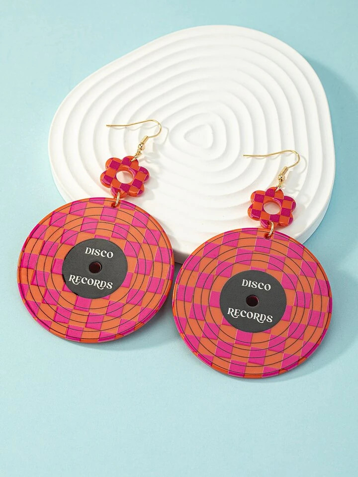 Record Drop Earrings | SHEIN