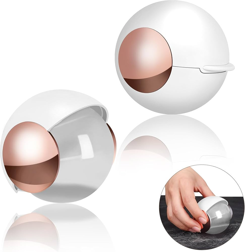 Amazon.com: Washable and Reusable Lint Roller Ball, Sticky Portable Pet Hair Removal Tool for Clo... | Amazon (US)