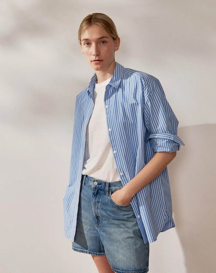 The Oversize Shirt | Navygrey