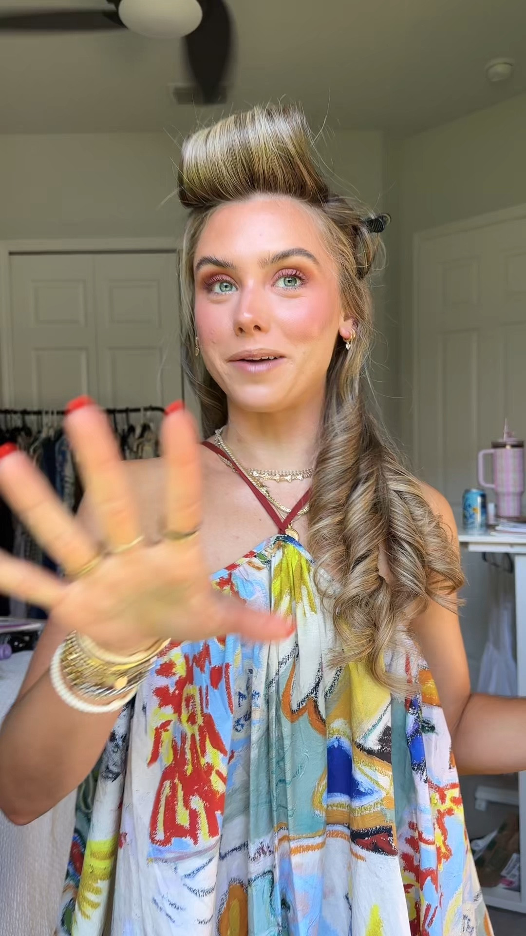 would you believe me if I said my hair is this shiny when I washed it over five days ago? YEP. My hair is rarely this shiny on day one LOL 🤭I found the secret sauce and it is the @lorealparis L'Oreal Paris Glossing Sulfate Free Shampoo and Conditioner and Glossing Lamination Hair Mask with Glycolic Acid. These three products gave me GLASSY hair! Being out in the sun a lot plus at the beach and in the ocean my hair gets so dry in the summer this has immediately just solved that issue for me. I grabbed mine at @target aka my favorite place.🎯 No salon appointments or complicated treatments necessary! This Glossing Care Complex leaves hair shinier than with an $82 prestige routine (just saying 🤭) instantly transforming dull, dehydrated strands into smooth, frizz-free locks. 

HOW TO USE: Use 2-3 times per week. Apply shampoo to wet hair and massage. Rinse. Follow up with conditioner, then wait 1-2 minutes. Rinse. Finish with the Glass Shine Mask. Leave on for 5 minutes. Rinse.

#LTKBeauty #LTKgrwm #LTKSaleAlert