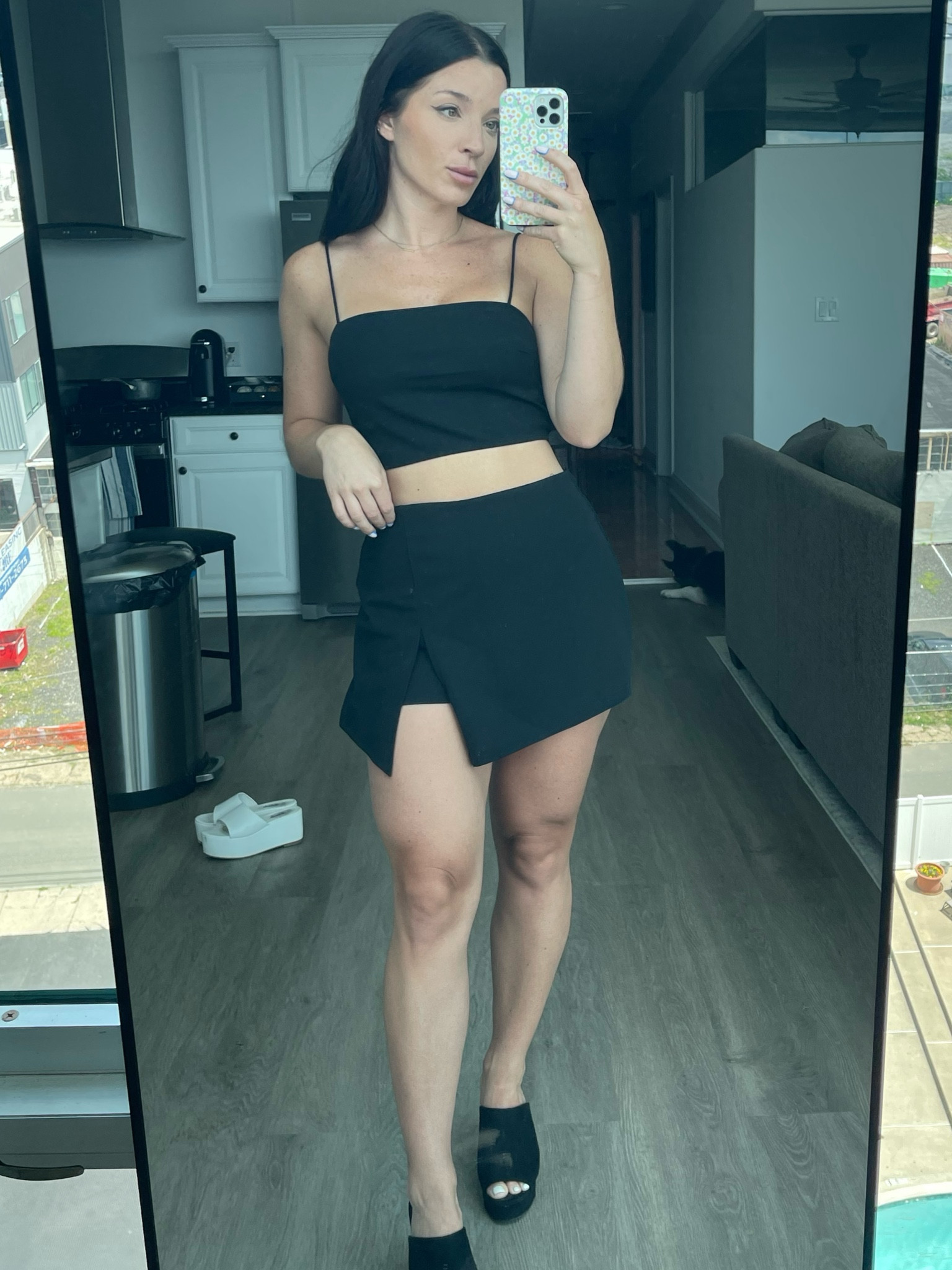 Black matching set with skort and tank top

#LTKstyletip #LTKfindsunder50 #LTKtravel