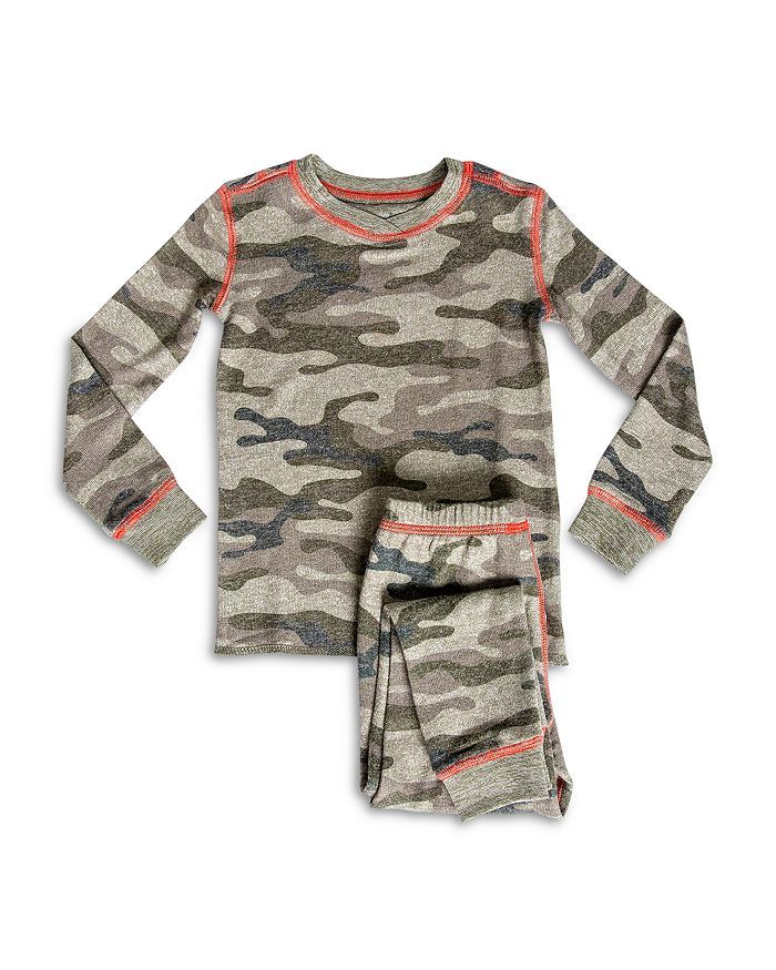 Boys' Camo Print Pajama Set - Little Kid, Big Kid | Bloomingdale's (US)