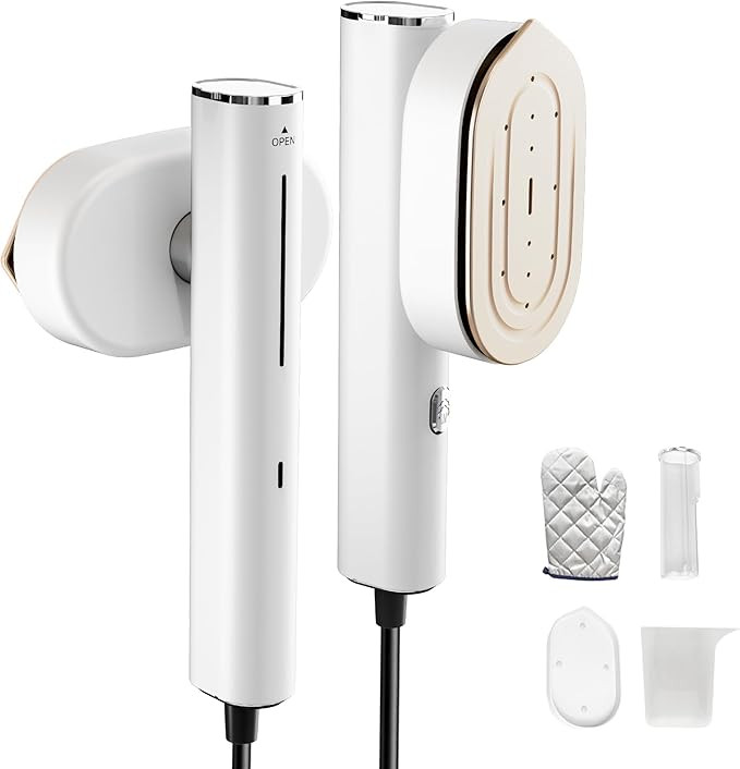 Portable Steamer For Clothes Travel Mini Steamer and Iron Fast 10s Heat-Up, Horizontal and Vertic... | Amazon (US)