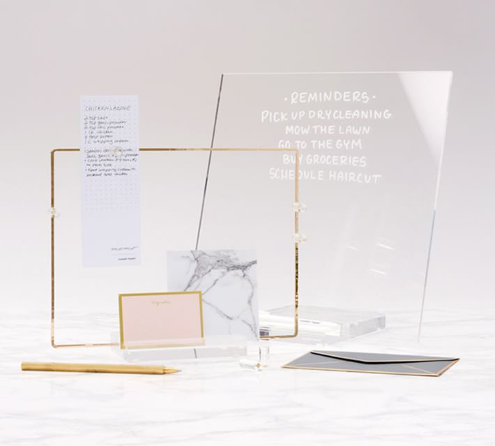 Acrylic Memo Tablet, 12" x 11.5" | Pottery Barn (US)