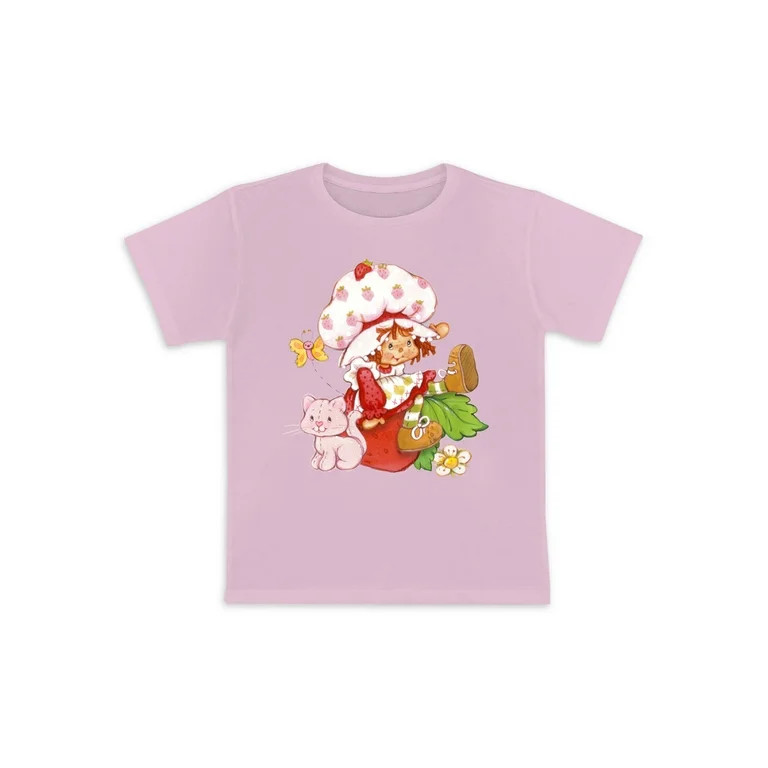 Strawberry Shortcake Girls Graphic Tee with Short Sleeves, Size XS-XL | Walmart (US)