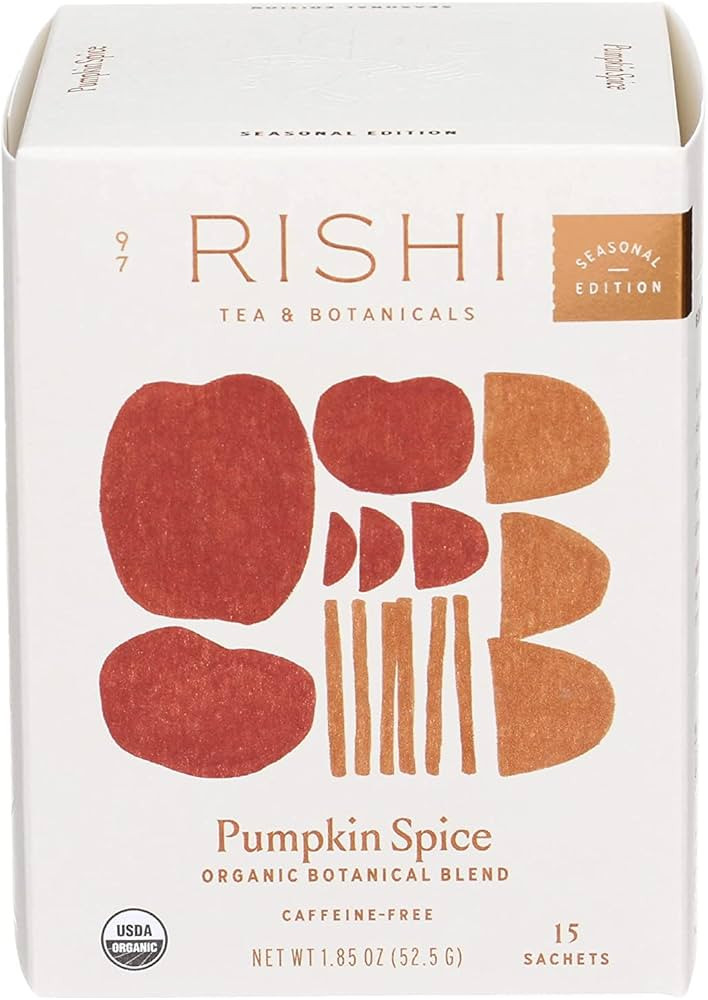 RISHI Organic Pumpkin Spice Tea Sachets, 15 CT | Amazon (US)