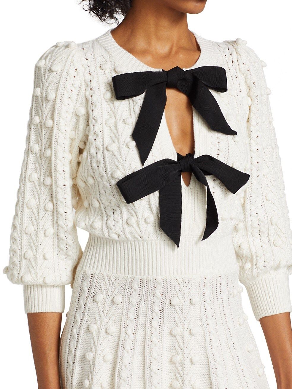 Kitty Bow Front Sweater Dress | Saks Fifth Avenue