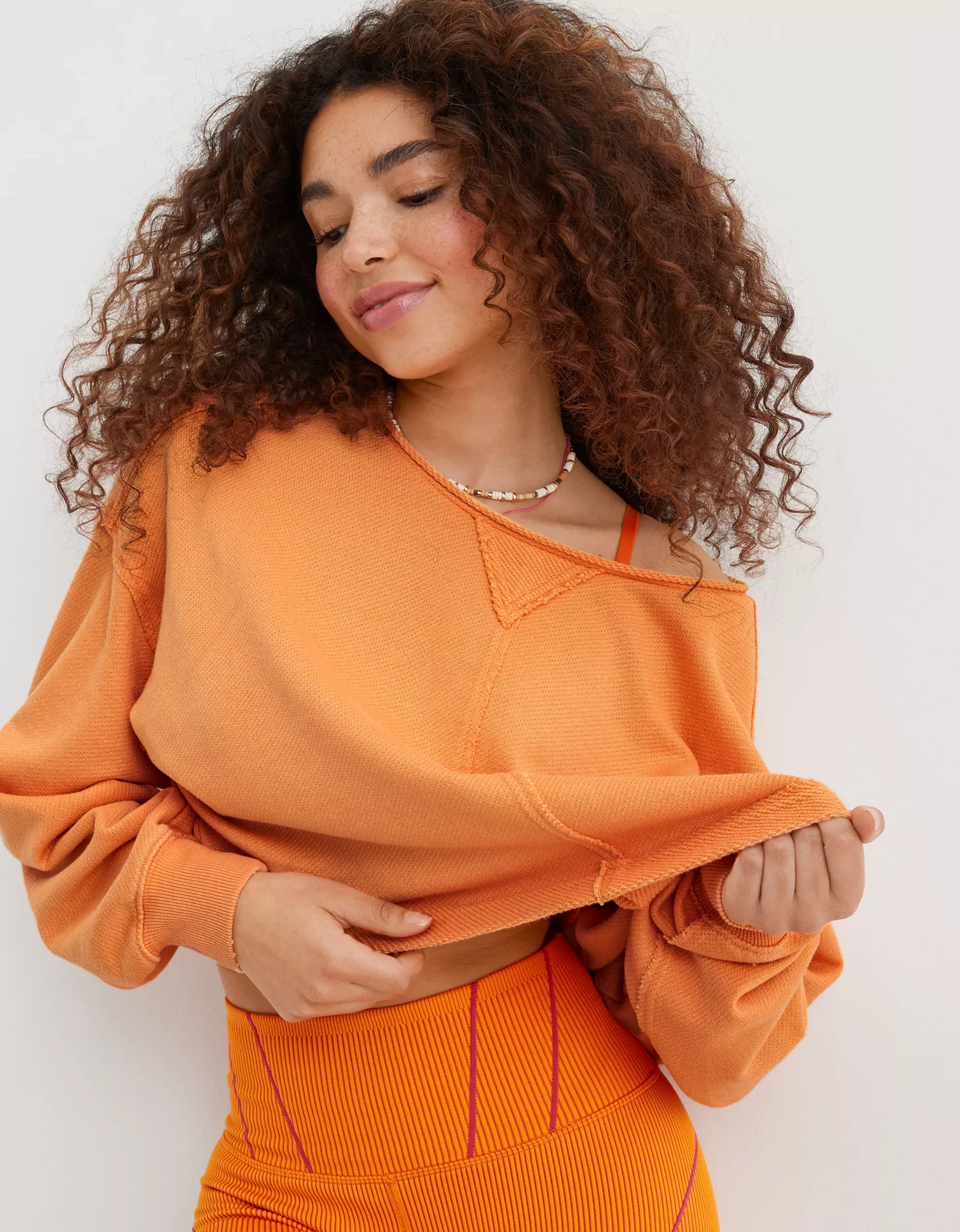 Aerie Beach Party Cropped Crewneck curated on LTK