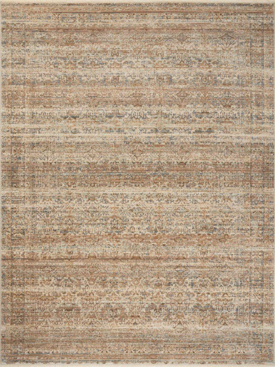 Molly MOL-01 Natural/Denim Area Rug | Rugs Direct