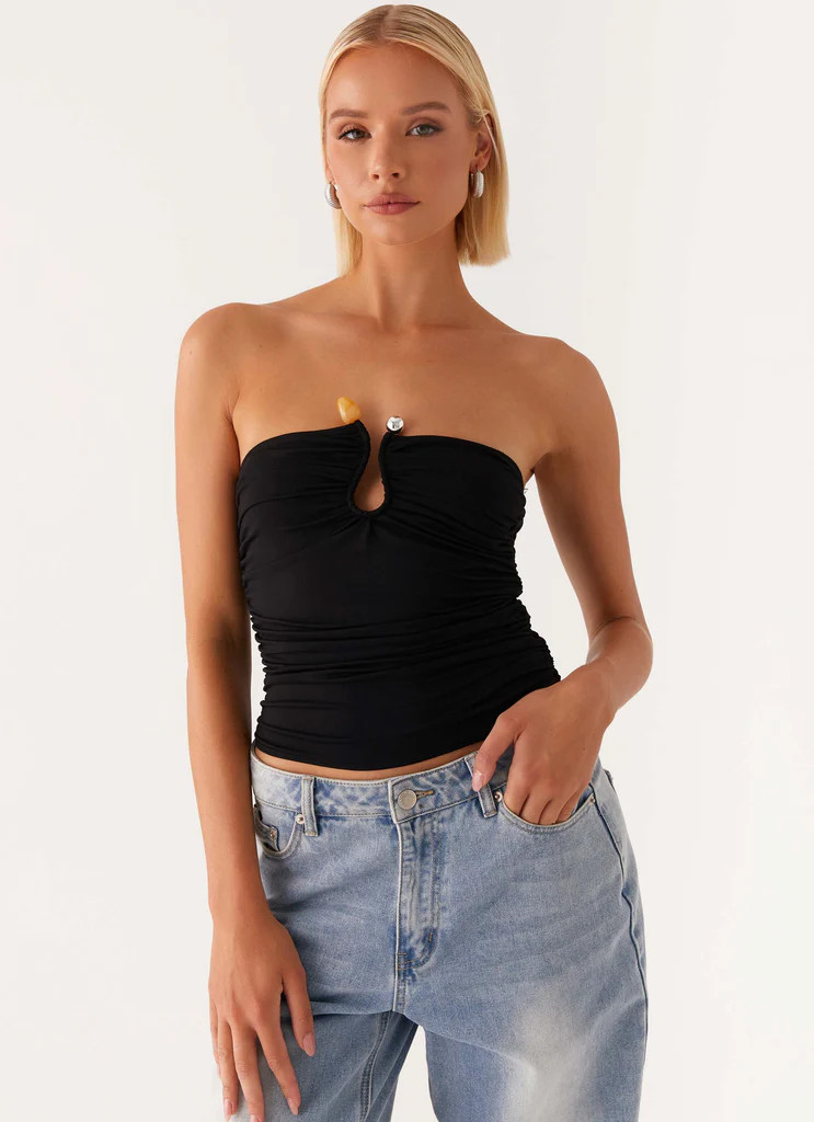 Rudy Tube Top - Black | Peppermayo (Global)