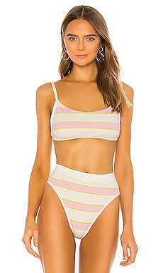 L*SPACE Gemma Bikini Top in Bubblegum Pink from Revolve.com | Revolve Clothing (Global)