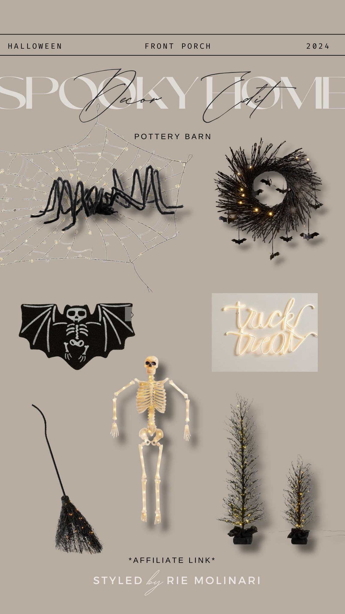 Pottery Barn Halloween decor is hereeee! They always have the best spooky decor 💀🎃✨👻


Halloween decor, pumpkin decor, ghost decor, halloween kitchen, entry decorr