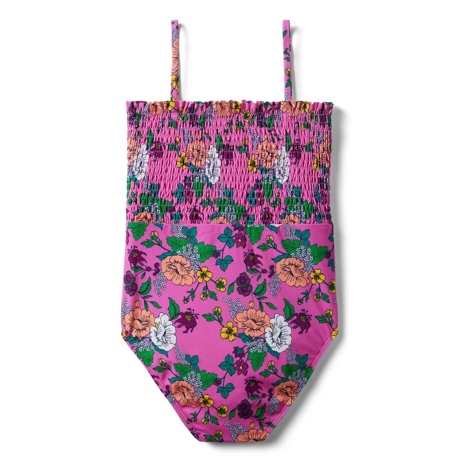 Recycled Floral Smocked Swimsuit | Janie and Jack