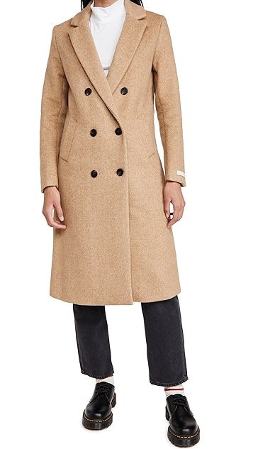 Tailored Double Breasted Coat | Shopbop