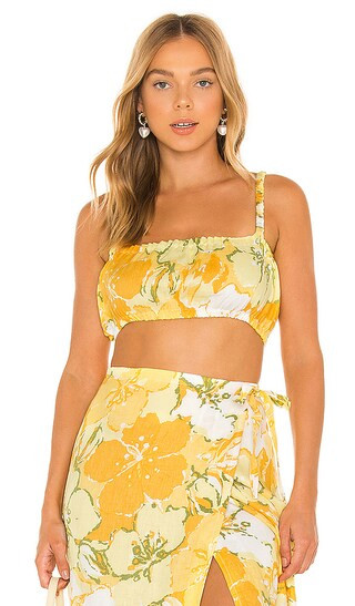 Modie Tube Top in Loretta Floral Print | Revolve Clothing (Global)
