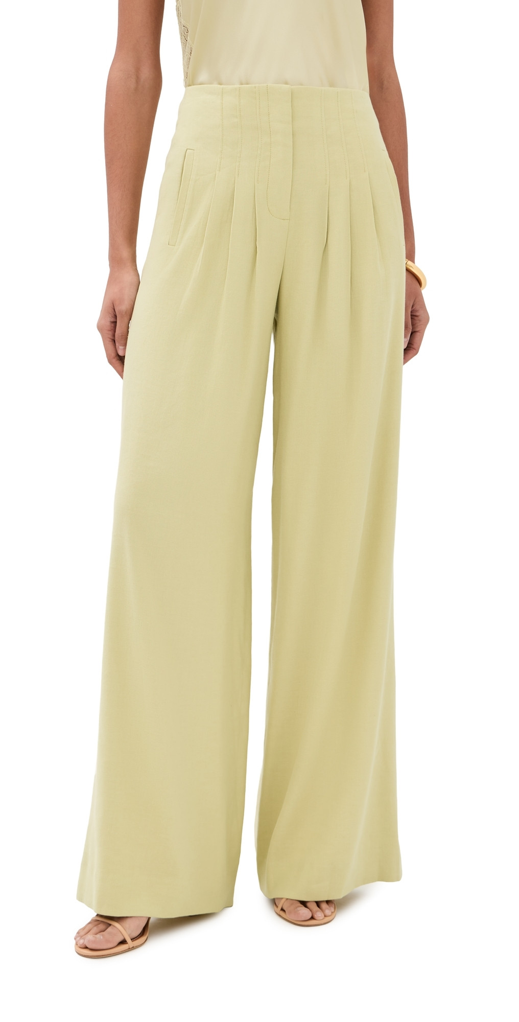Veronica Beard Hoyt Pants Pistachio 6 | Shopbop