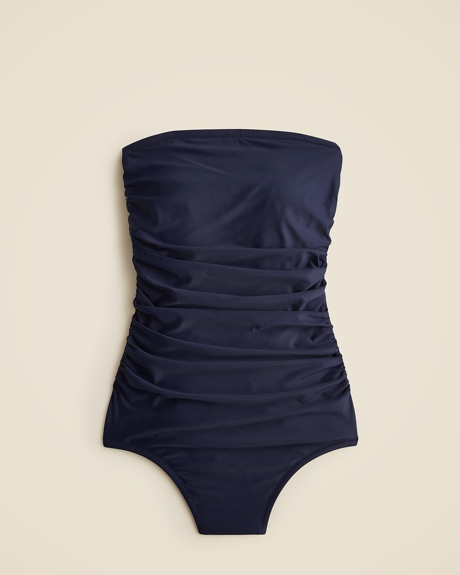 Gemma ruched bandeau one-piece | J. Crew US