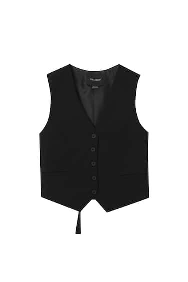 BUTTON-UP SUIT WAISTCOAT | PULL and BEAR UK
