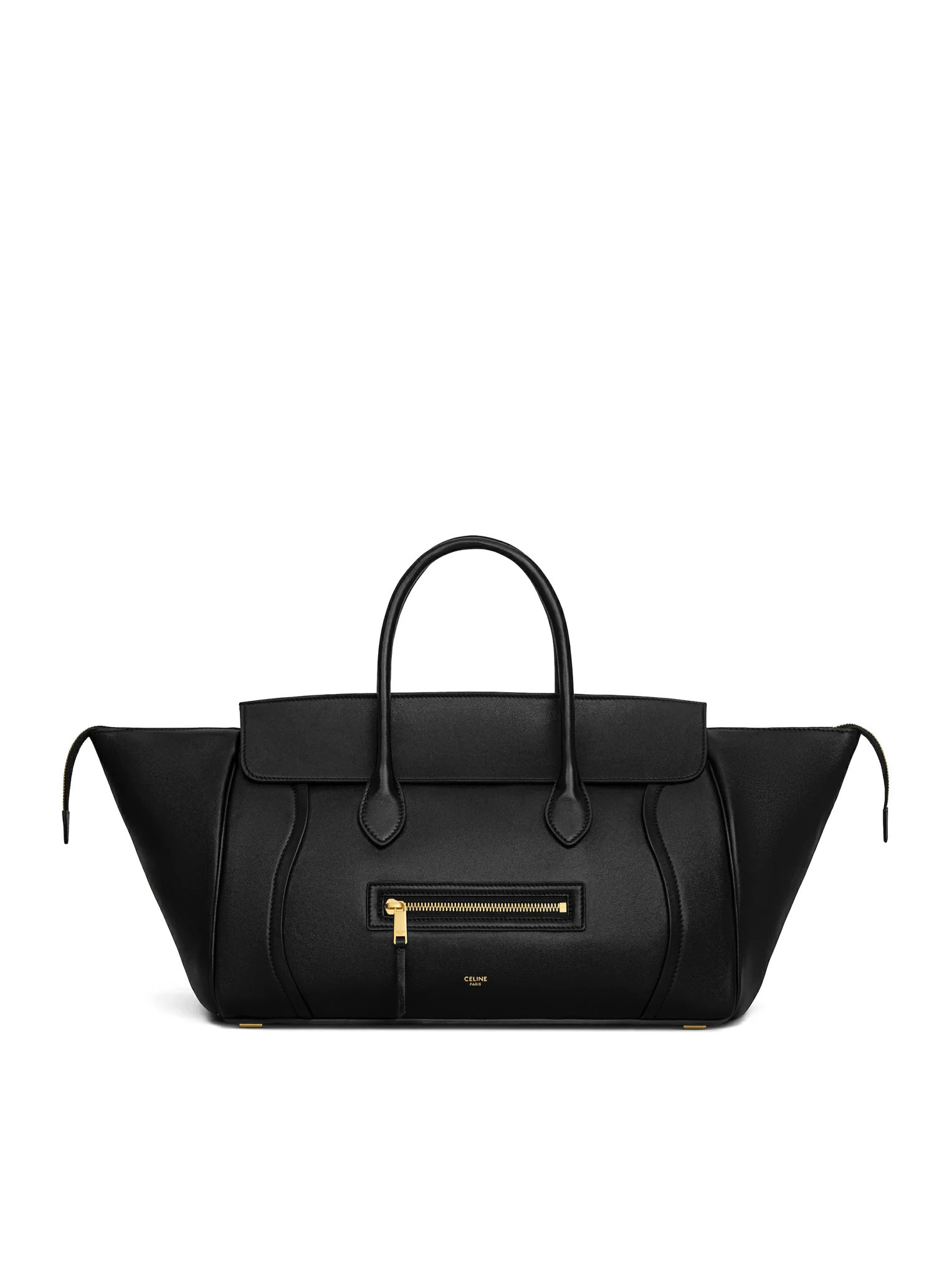 MEDIUM LUGGAGE BAG IN SOFT GLOSSY LAMBSKIN - Celine - Woman | Suitnegozi INT