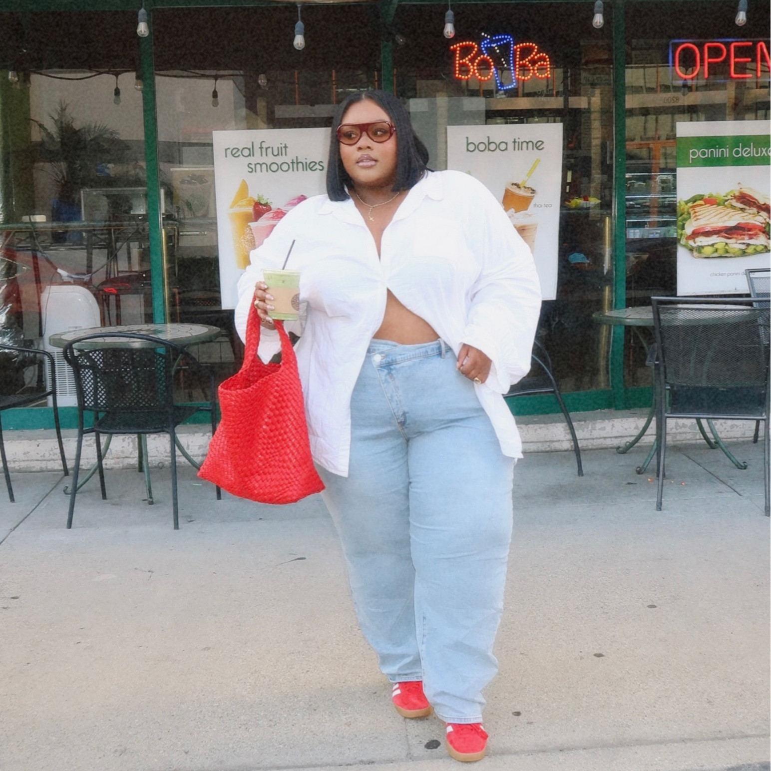 Coffee run ootd ♥️
Plus size, plus size ootd, fall outfit inspo, casual plus size outfit , plus size jeans, adidas , adidas sambas

#LTKstyletip #LTKplussize #LTKshoecrush