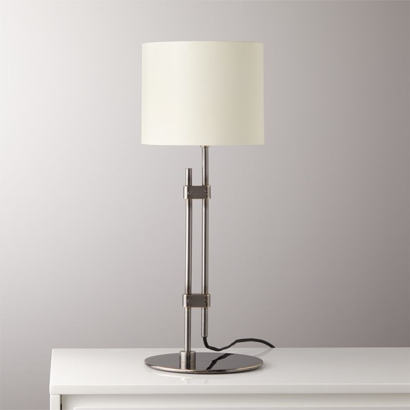 Soporte Blackened Brass Table Lamp + Reviews | CB2 | CB2