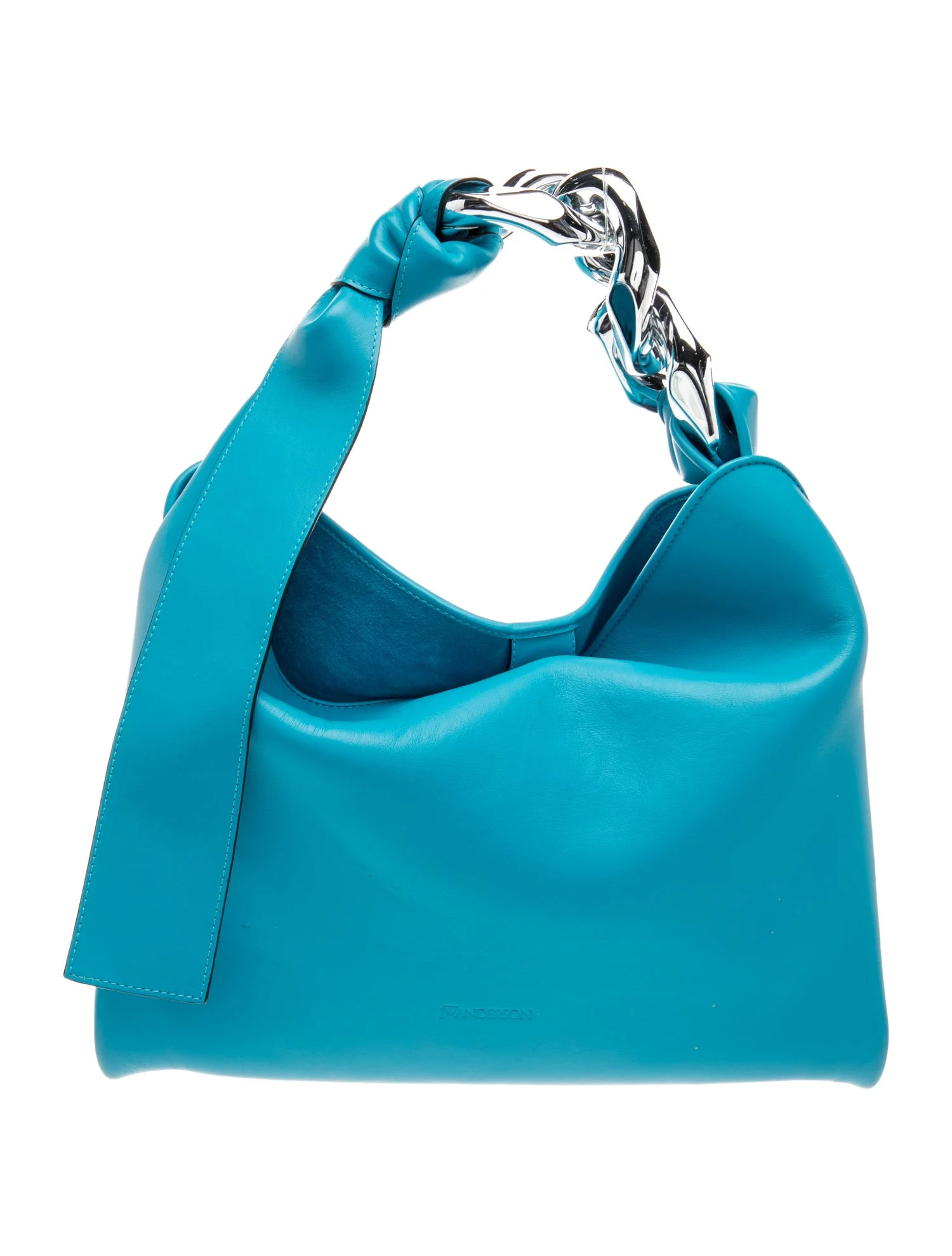 J.W. Anderson Leather Chain Hobo - Blue Handle Bags, Handbags - JWA42205 | The RealReal | The RealReal