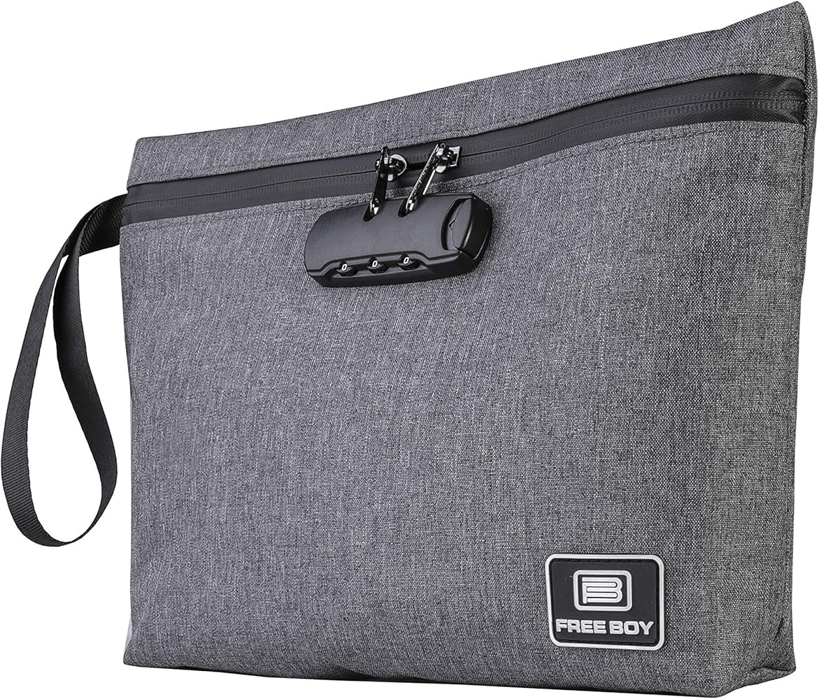 Free Boy Smell Proof Bags 11.8"x8.6"Durable Odor Proof Stash Bag with Combination Lock,Smell Odor... | Amazon (US)