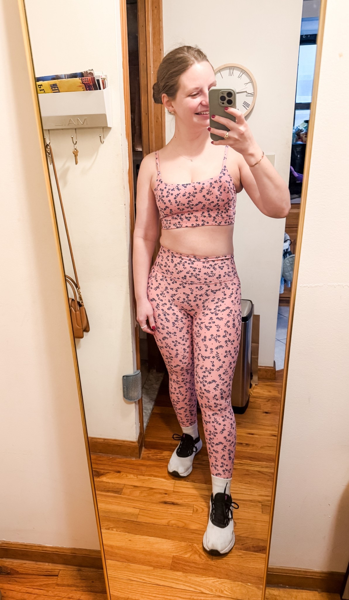 This budget-friendly workout set is so pretty for spring, and we all know cute workout gear is motivating! Currently 40% off! 

Wearing a S top and S Petite bottom. 

#LTKfitnessgoals #LTKmorningroutine #LTKdayinmylife