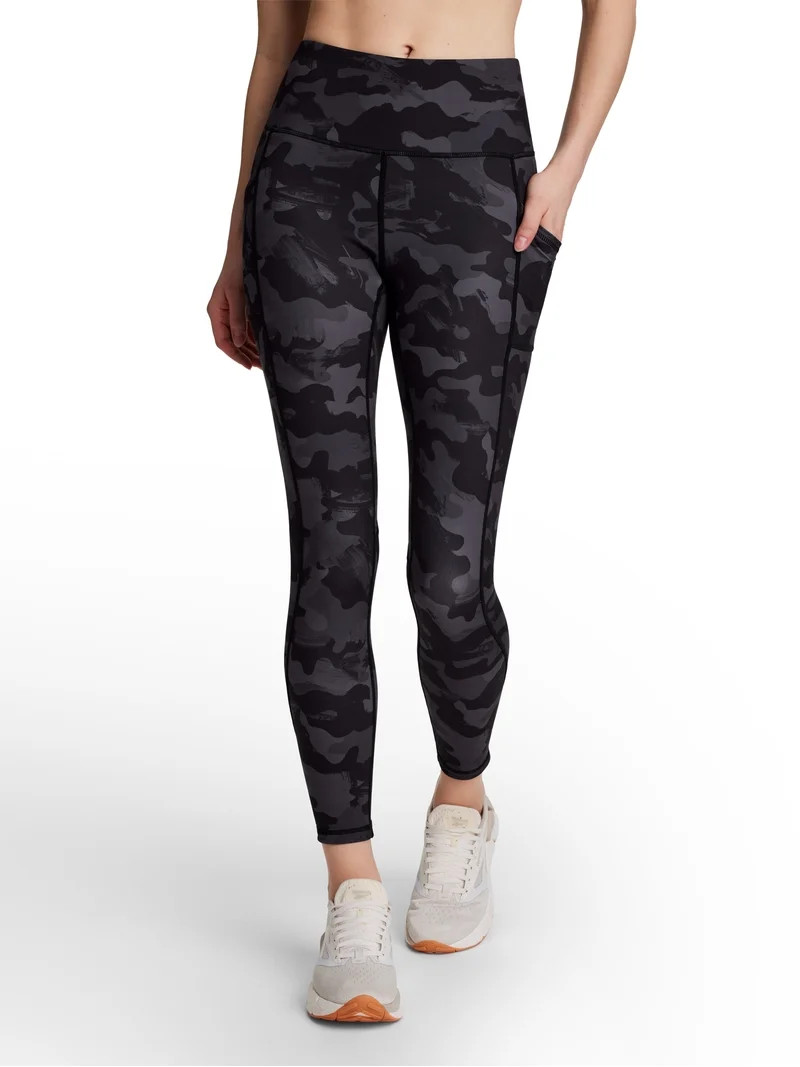 Reebok Women's and Women's Plus Everyday High Rise Leggings, 25" Inseam, Sizes XS-4X | Walmart (US)