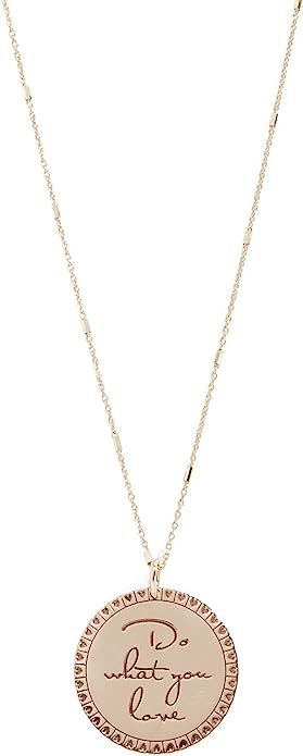 Zoe Chicco Women's 14k Medium Mantra"Do What You Love" Necklace | Amazon (US)