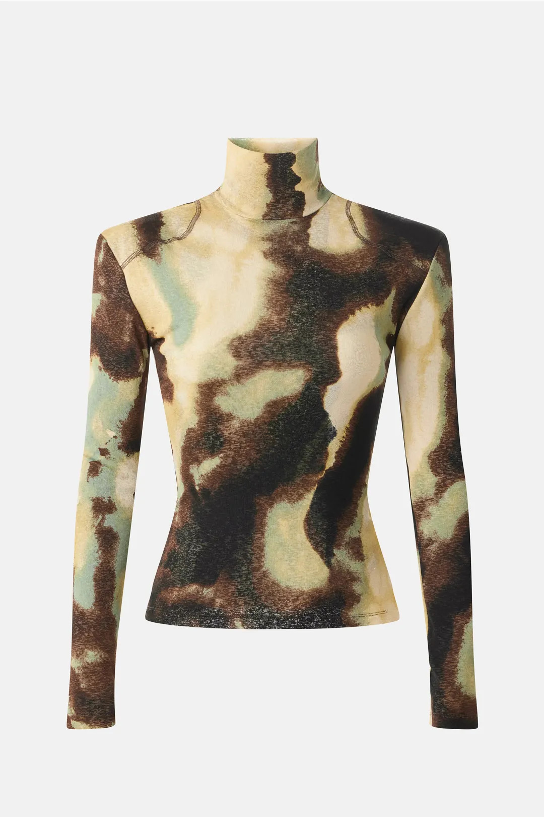 Nayeli Tie Dye Turtleneck Top | Rent the Runway