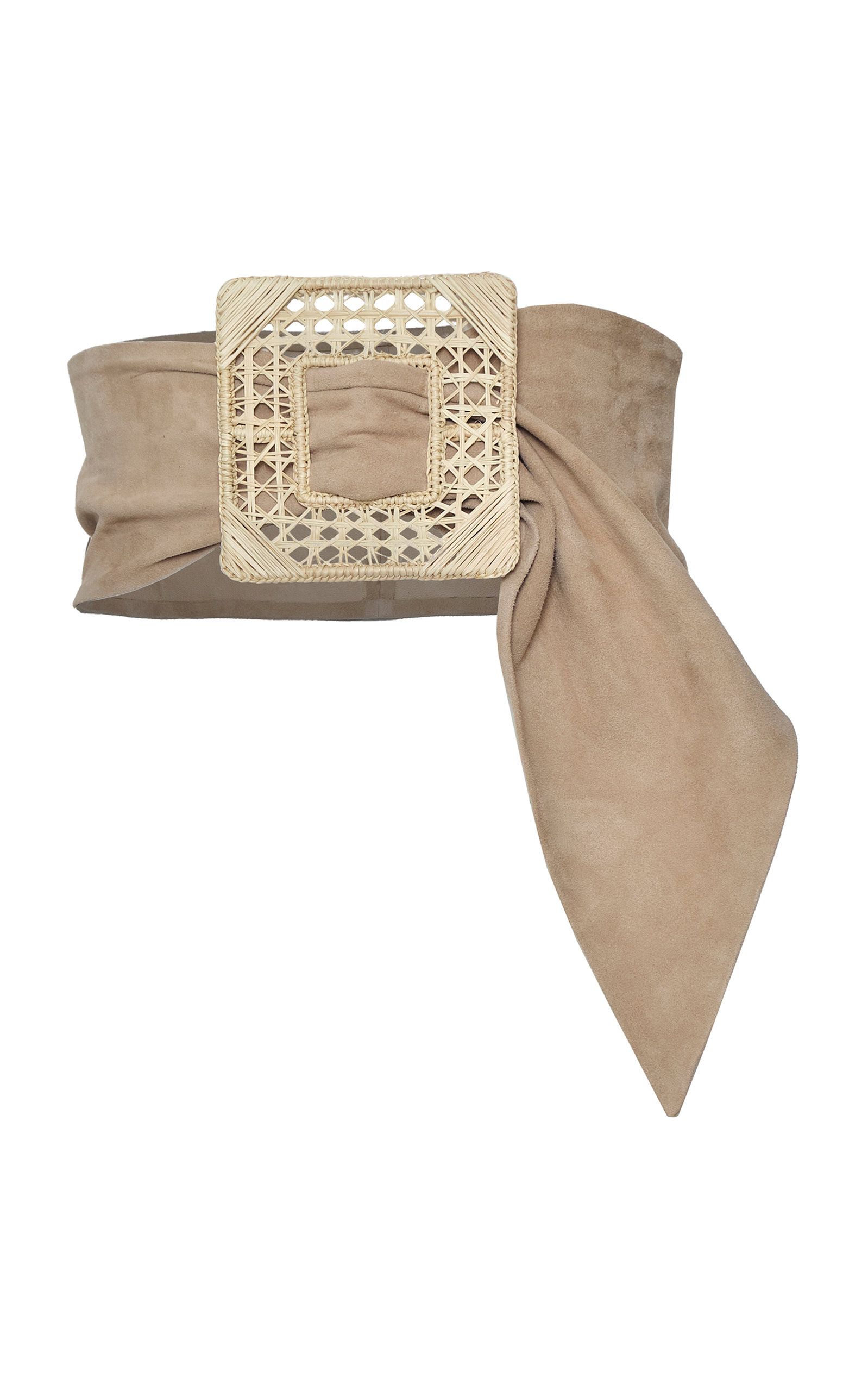 Tukaan Leather & Raffia Belt | Moda Operandi (Global)