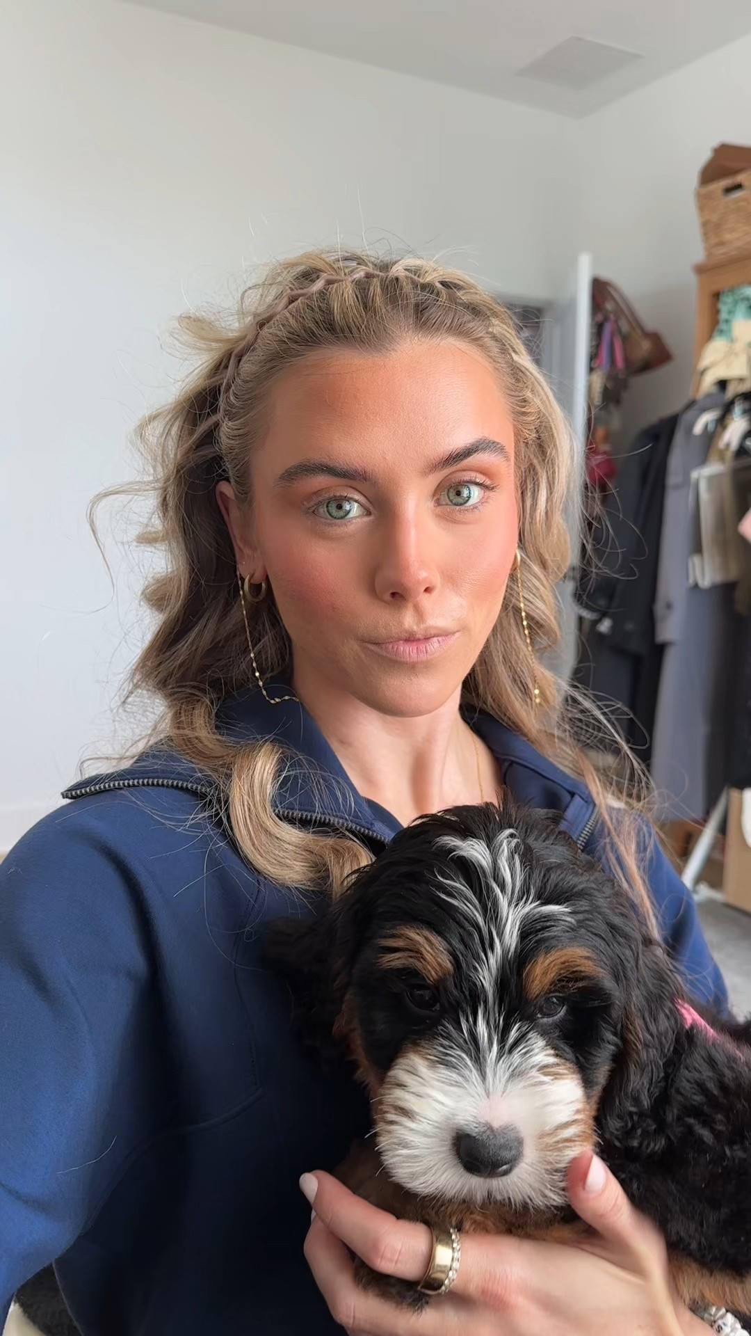 Meet my new bernedoodle puppy Penelope! I have linked a bunch of her puppy essentials I bought from her harness to her toys and everything else! 

#LTKSeasonal #LTKFindsUnder50 #LTKHome