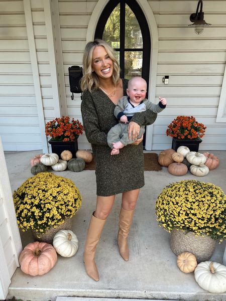 Hey Texas, we’re gonna need your temps to cool down so Jack can experience his first fall 🍁🍂 

Both of our outfits are from @nordstrom & linked in my bio!! #nordstrom