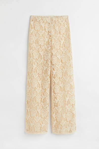Straight-cut Lace Pants | H&M (US + CA)